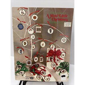 Canterbury Designs A Mini Little Christmas Counted Cross Stitch Charts 1980 VGUC